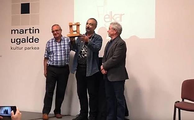 Jon Jaka, Iñaki Egaña eta Joxemari Sors.