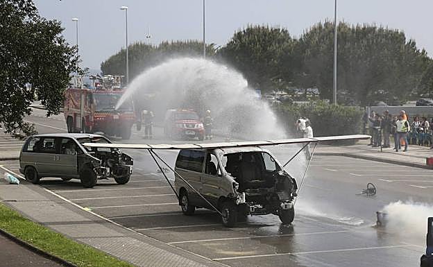 Galería. Las imágenes del simulacro