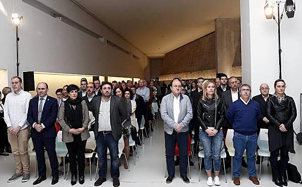 Andoni Ortuzar, en el acto de este sábado en Pamplona.