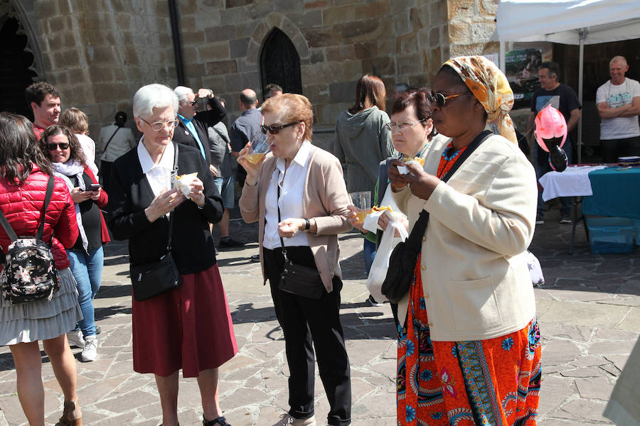 Idiazabal ha vivido este domingo una nueva edición de la Feria del Queso Vasco.