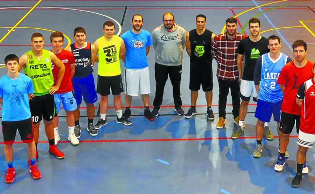 Goierri KE. Participantes en el entrenamiento de la semana pasada en el Aldiri. 