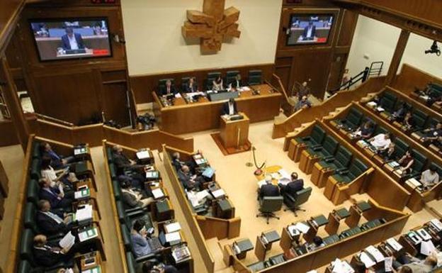 El desmarque de EH Bildu  frena en el Parlamento Vasco una moción sobre el final de ETA