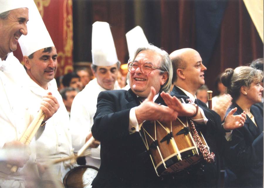 Antonio Mercero recibió el Tambor de Oro de San Sebasitán en 1996.