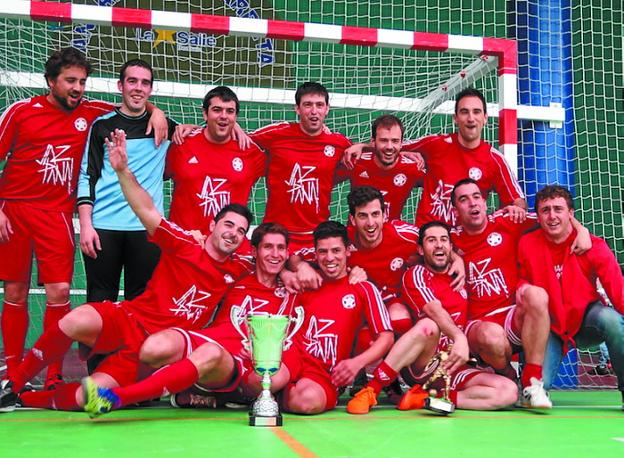 Xazpana se impuso en el XLII Torneo de fútbol sala de cuadrillas.
