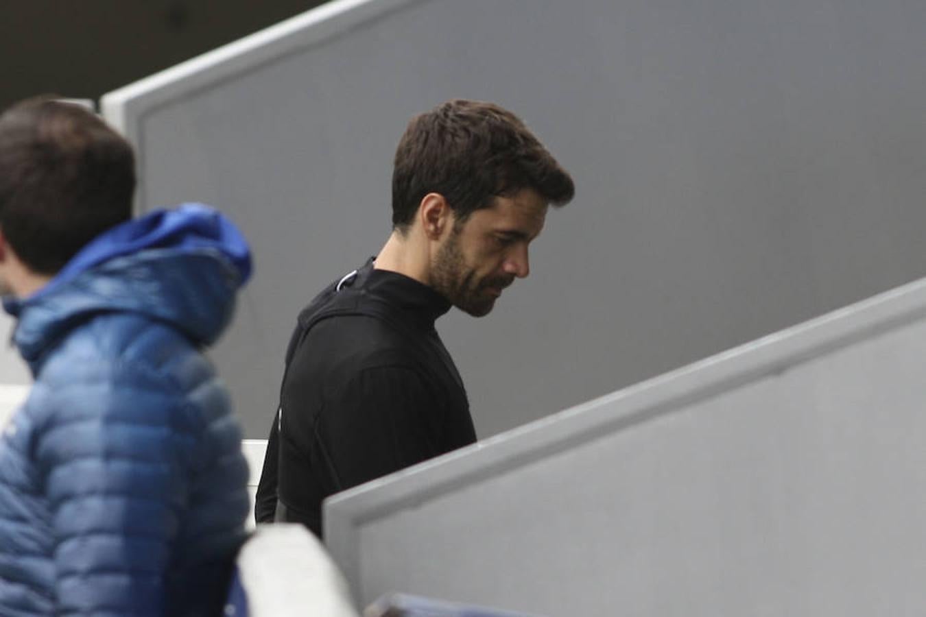 El equipo txuri-urdin se ha ejercitado con la baja de Héctor Moreno y la novedad de Le Normand 