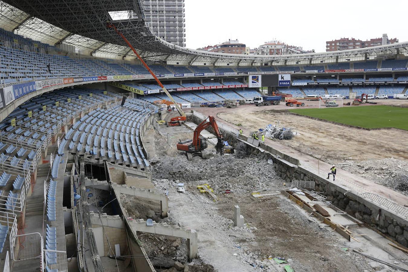 También en este proceso se está siguiendo un orden, ya que se ha empezado por la zona sur y se acabará en la norte.