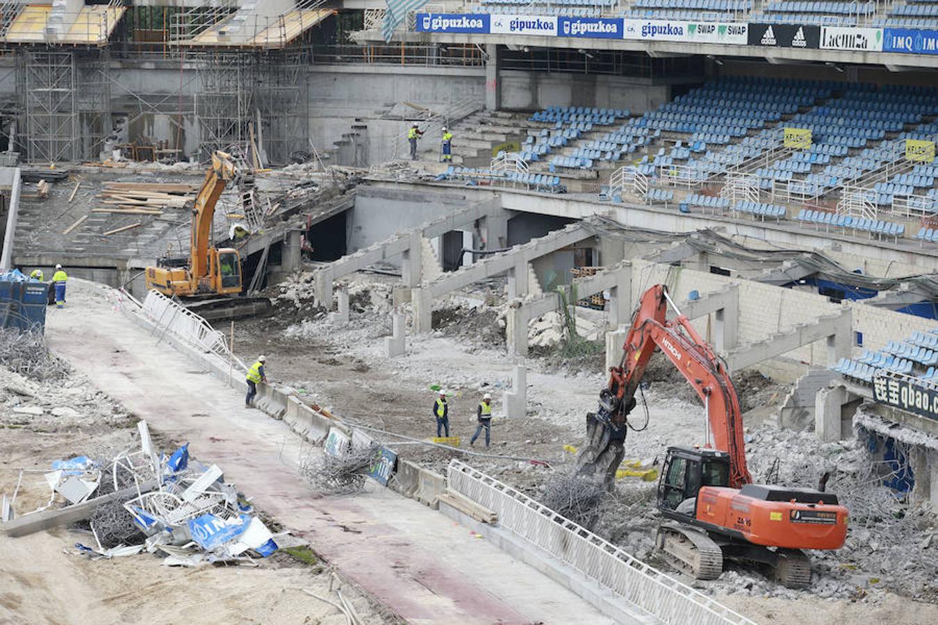 También en este proceso se está siguiendo un orden, ya que se ha empezado por la zona sur y se acabará en la norte.