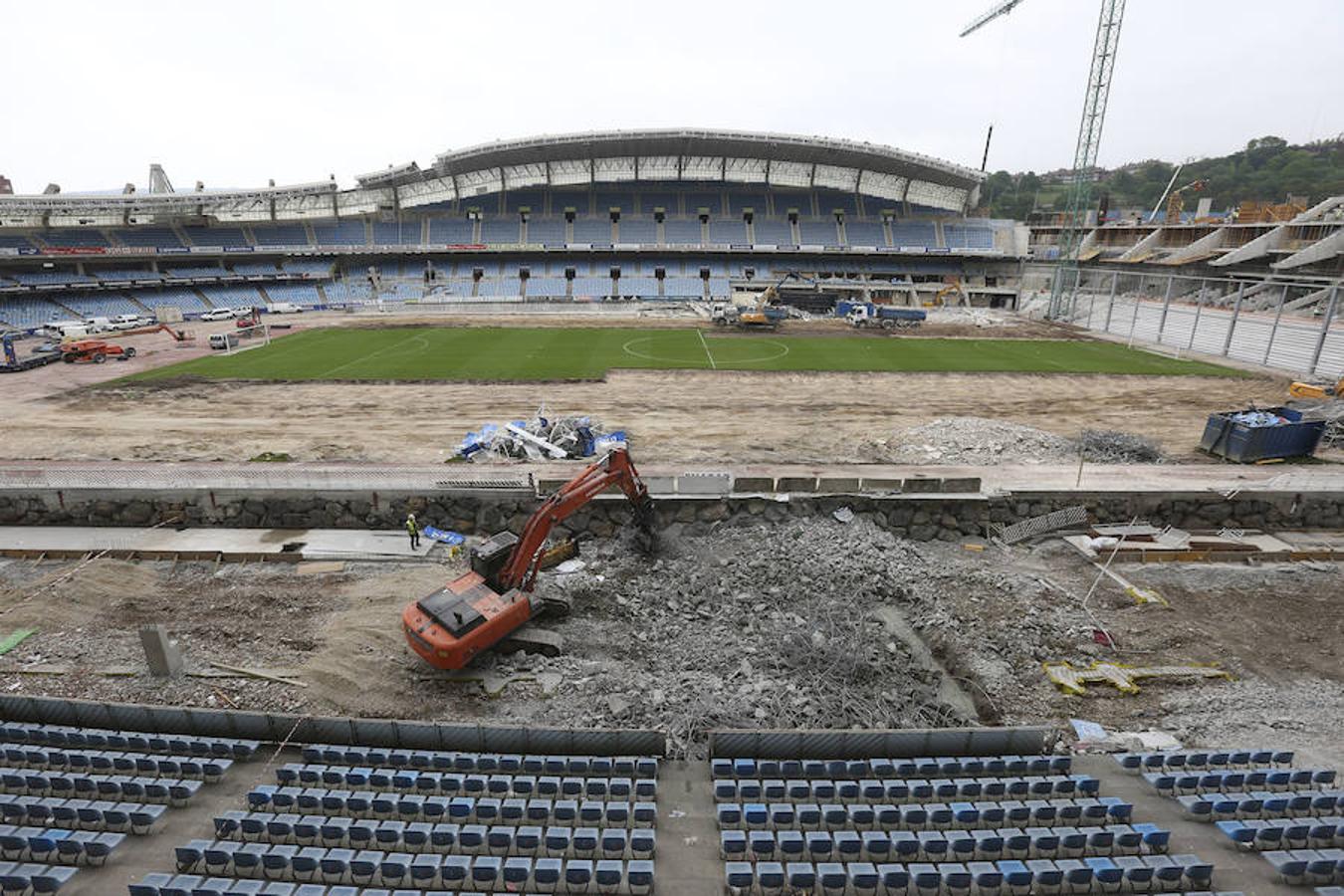 También en este proceso se está siguiendo un orden, ya que se ha empezado por la zona sur y se acabará en la norte.