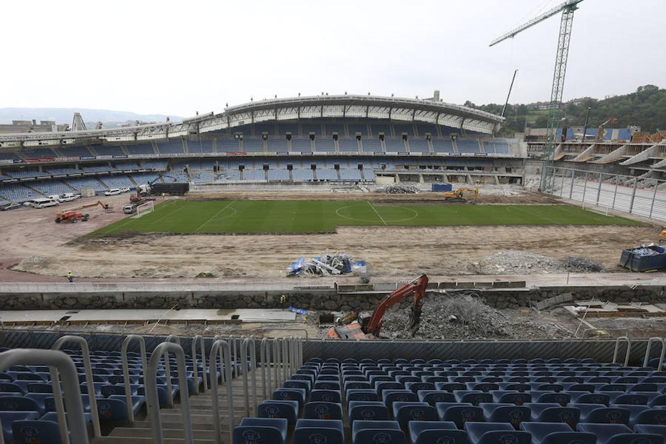 También en este proceso se está siguiendo un orden, ya que se ha empezado por la zona sur y se acabará en la norte.