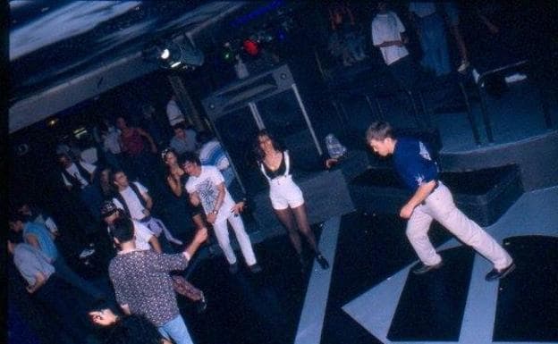 Imagen de 1994 de la discoteca Ku. 