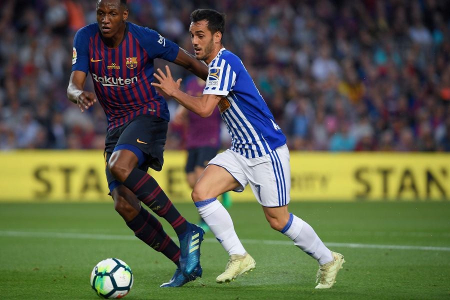La Real Sociedad se enfrenta al Barcelona en la última jornada de la Liga. 