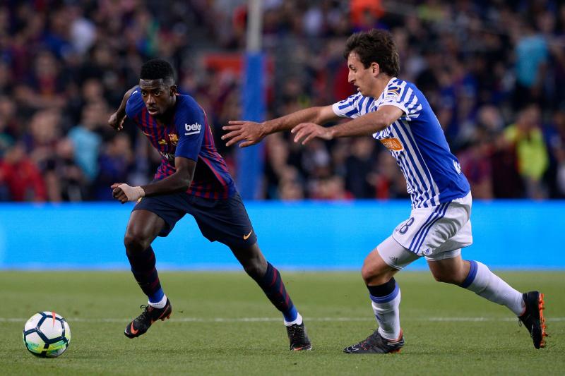 La Real Sociedad se enfrenta al Barcelona en la última jornada de la Liga. 