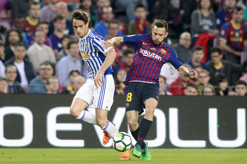 La Real Sociedad se enfrenta al Barcelona en la última jornada de la Liga. 