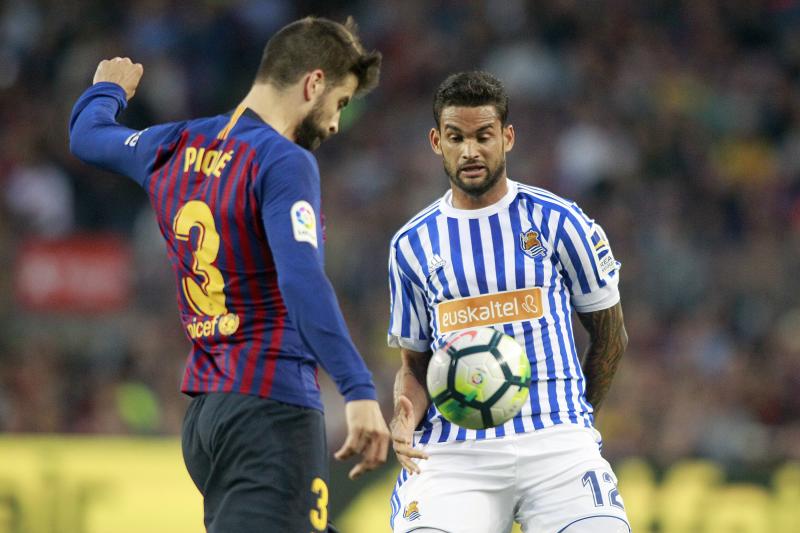La Real Sociedad se enfrenta al Barcelona en la última jornada de la Liga. 