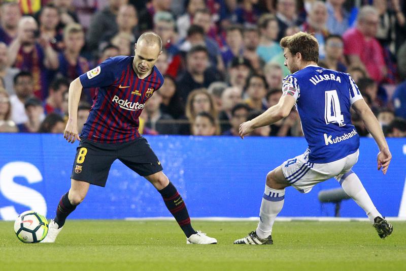 La Real Sociedad se enfrenta al Barcelona en la última jornada de la Liga. 