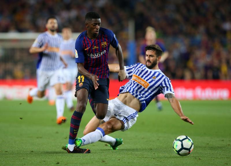 La Real Sociedad se enfrenta al Barcelona en la última jornada de la Liga. 