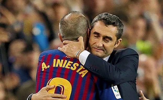 Valverde: «Iniesta es un jugador único, irrepetible»