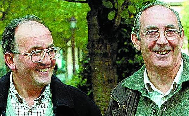Luis Mari Mujika eta Guillermo Etxeberria, 1999an.