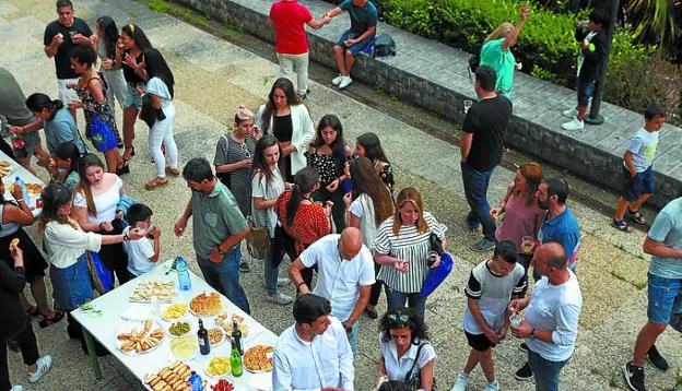 Instituto. Un momento del acto del pasado viernes. 