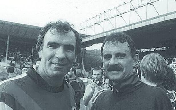 Iribar y Satrus, en el 'Agur Atotxa' definitivo del 22 de junio.