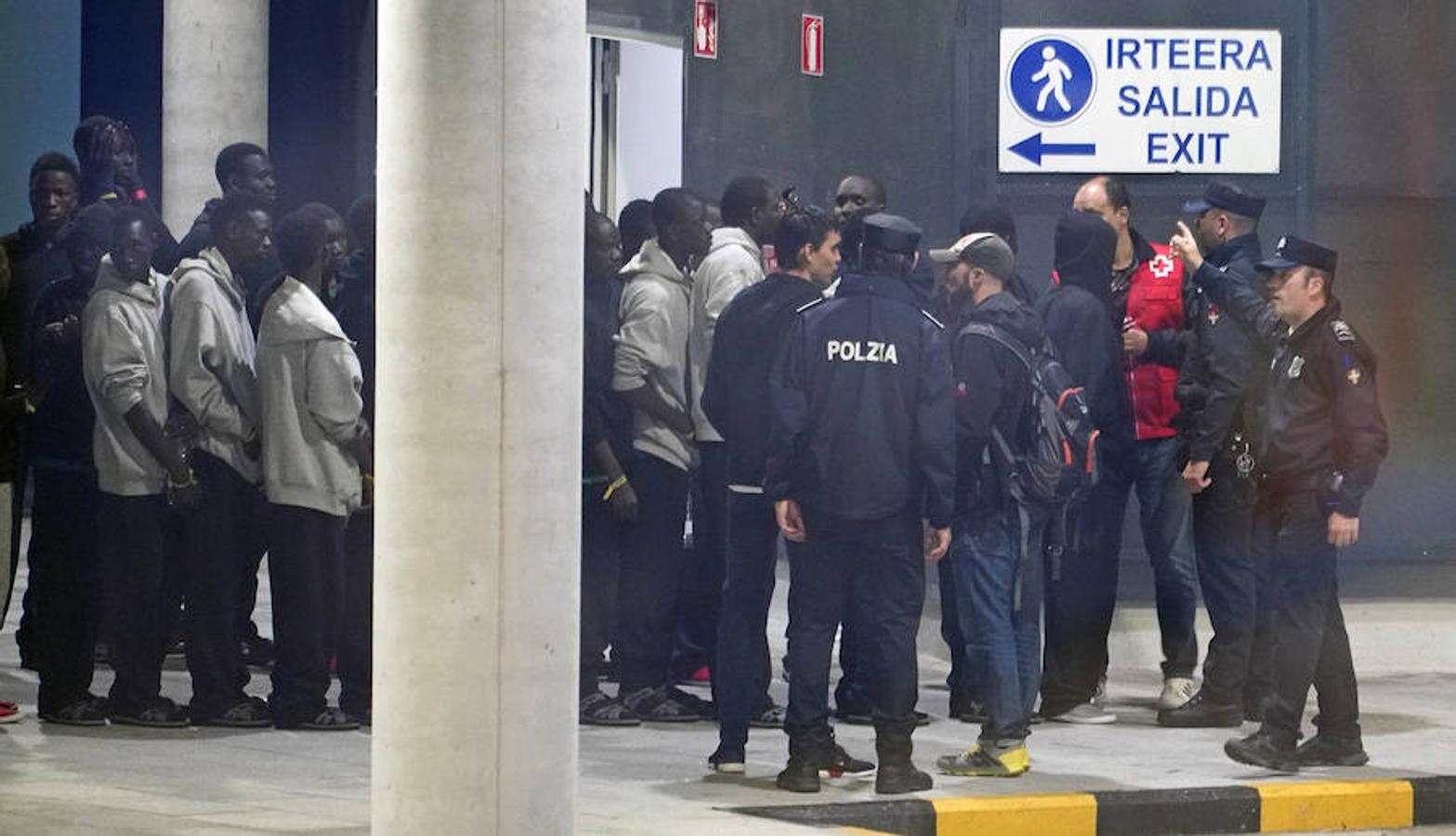 Han llegado este lunes y esperaban ser recogidos para trasladarlos a Francia