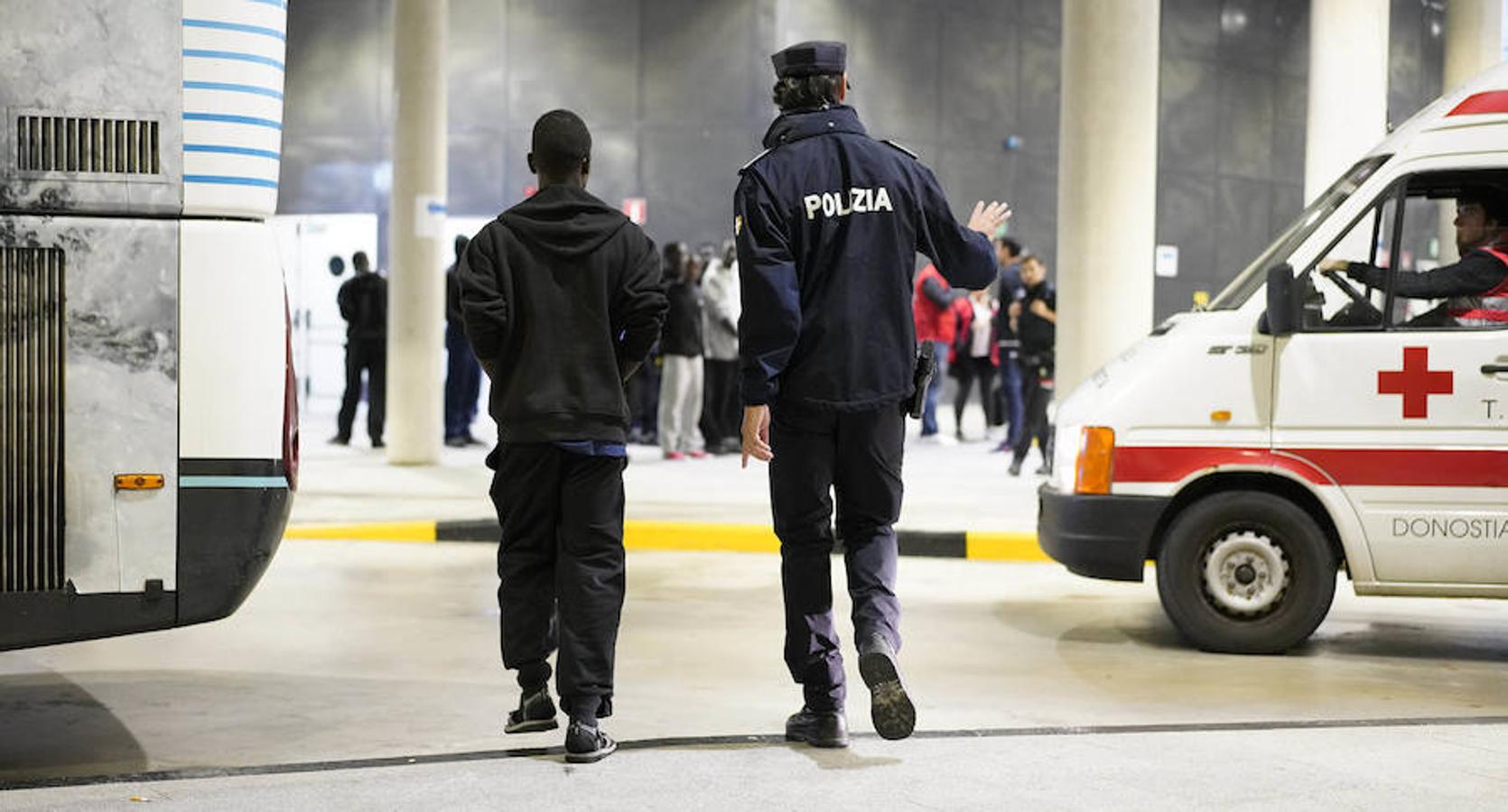 Han llegado este lunes y esperaban ser recogidos para trasladarlos a Francia