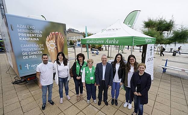 Presentación de la campaña de prevención del cáncer de piel. 