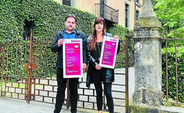 Presentación. El director de Cultura, German Meabesbasterretxea, y la concejal Nerea Zubia.