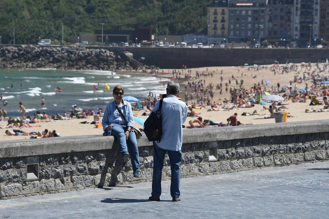 El buen tiempo nos acompañará toda la semana en la capital guipuzcoana salvo la jornada del miércoles, en la que caerán precipitaciones sin gran importancia