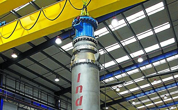 Motobomba de Indar terminada en Beasain y a punto de ser enviada a Nevada.