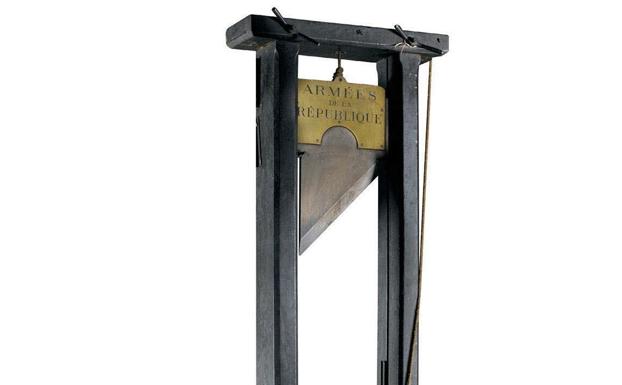 Polémica en Francia por la subasta de un guillotina de mediados del siglo XIX