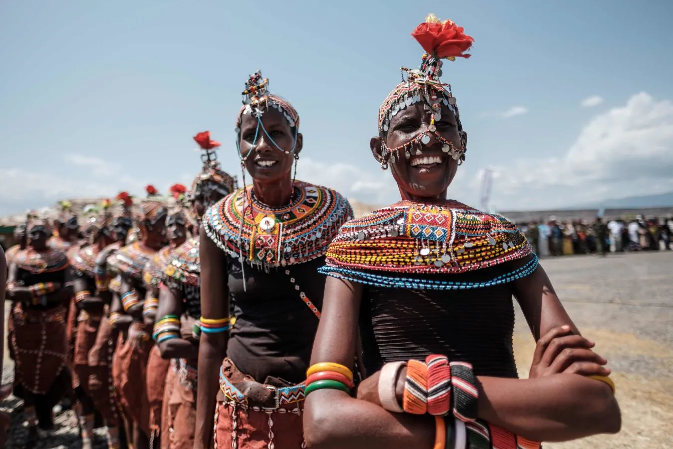 Diferentes tribus de África se han congregado en un festival cultural