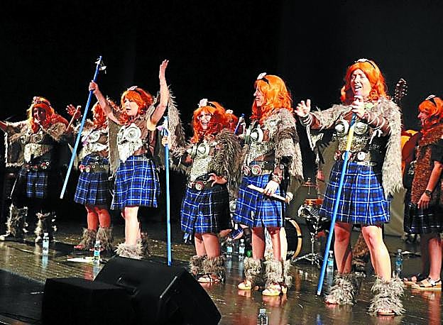 Las Guerreras fue uno de los grupos de las chirigotas