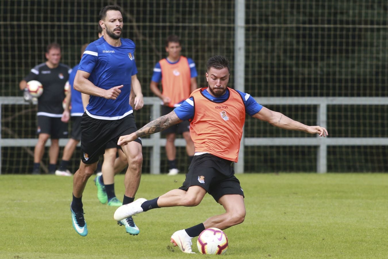 Segundo entrenamiento de la semana en Zubieta para los hombres de Asier Garitano.