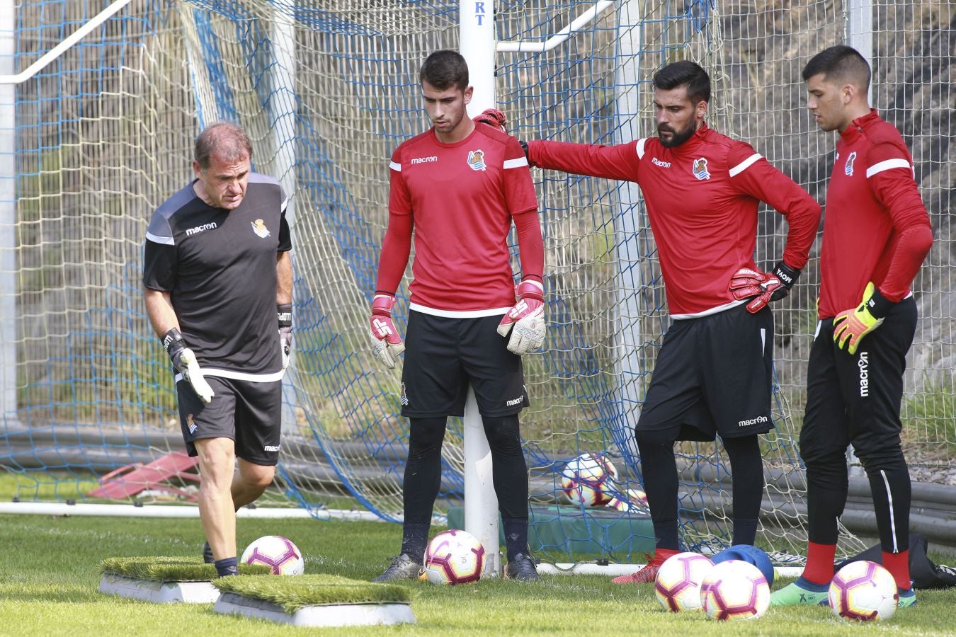 Segundo entrenamiento de la semana en Zubieta para los hombres de Asier Garitano.