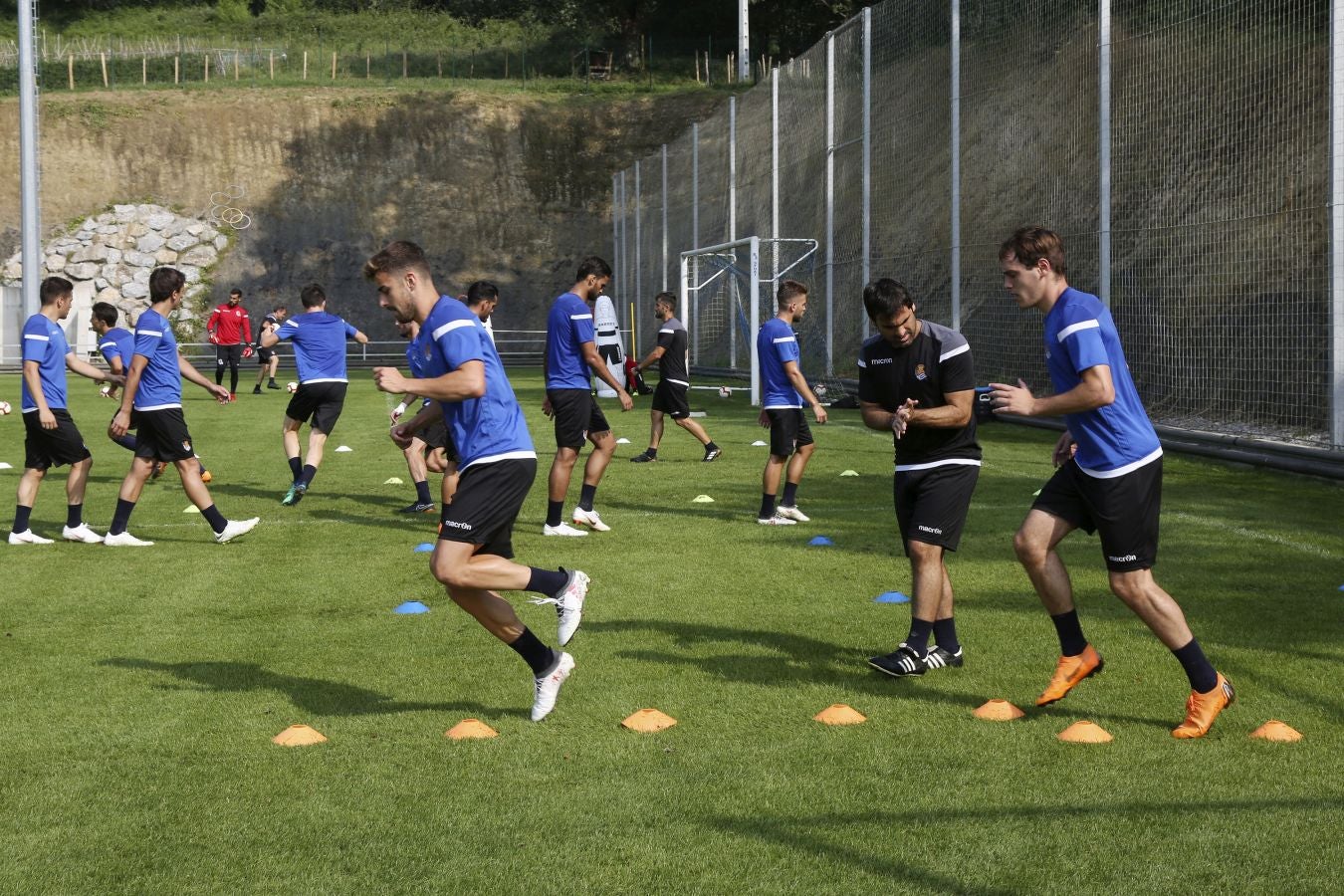 Segundo entrenamiento de la semana en Zubieta para los hombres de Asier Garitano.