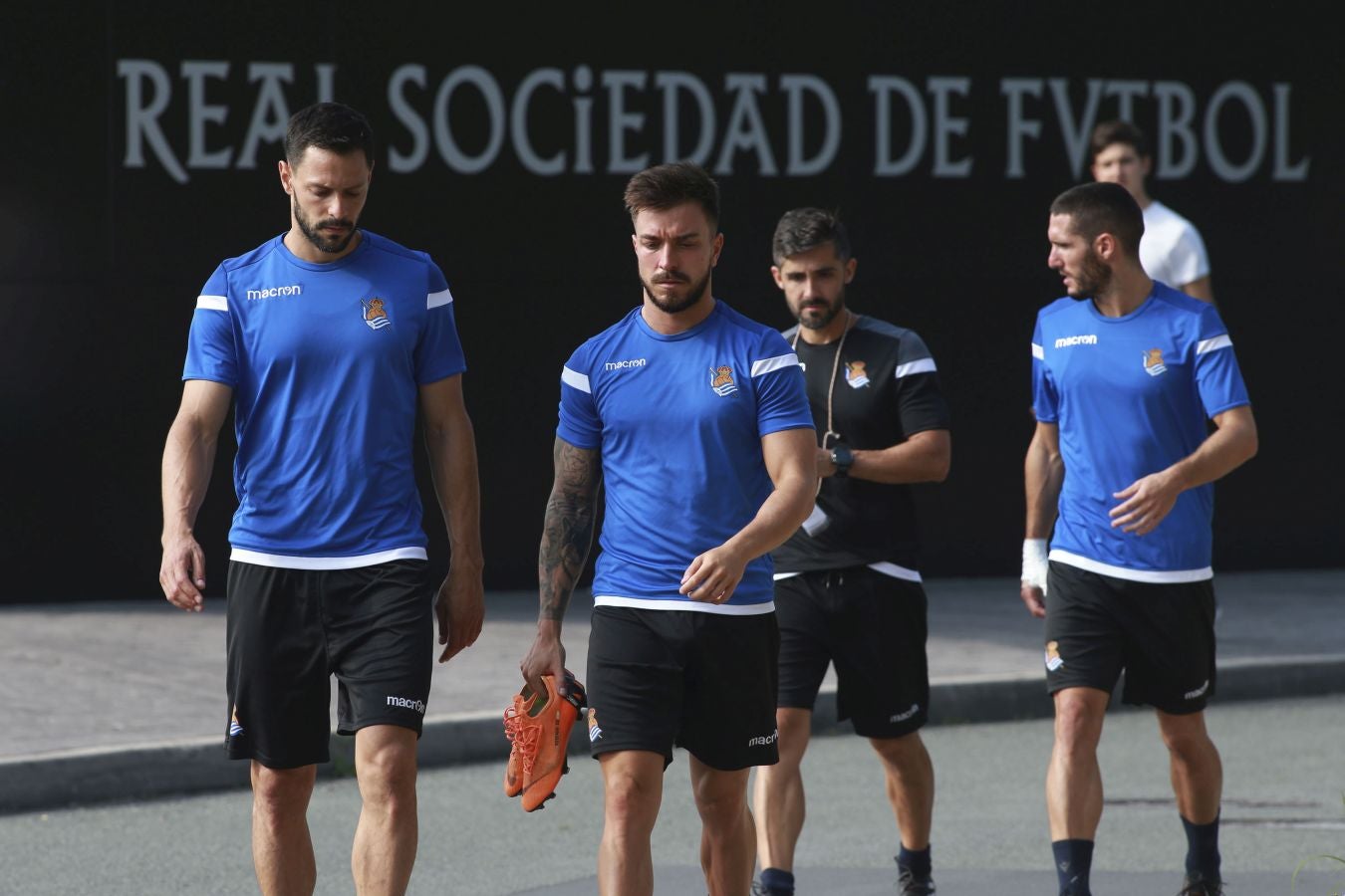 Segundo entrenamiento de la semana en Zubieta para los hombres de Asier Garitano.