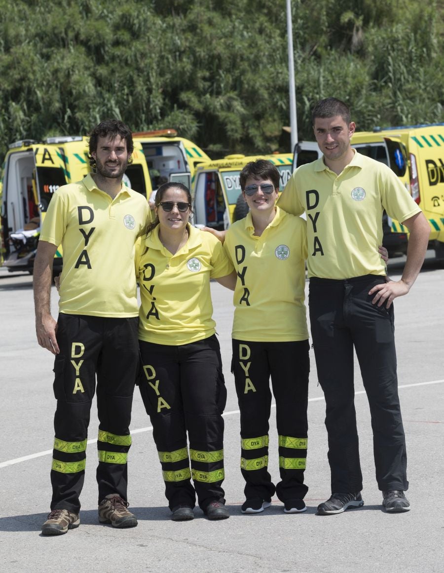 La DYA de Gipuzkoa ha celebrado su 45 aniversario con diferentes actividades en la explanada de Sagües