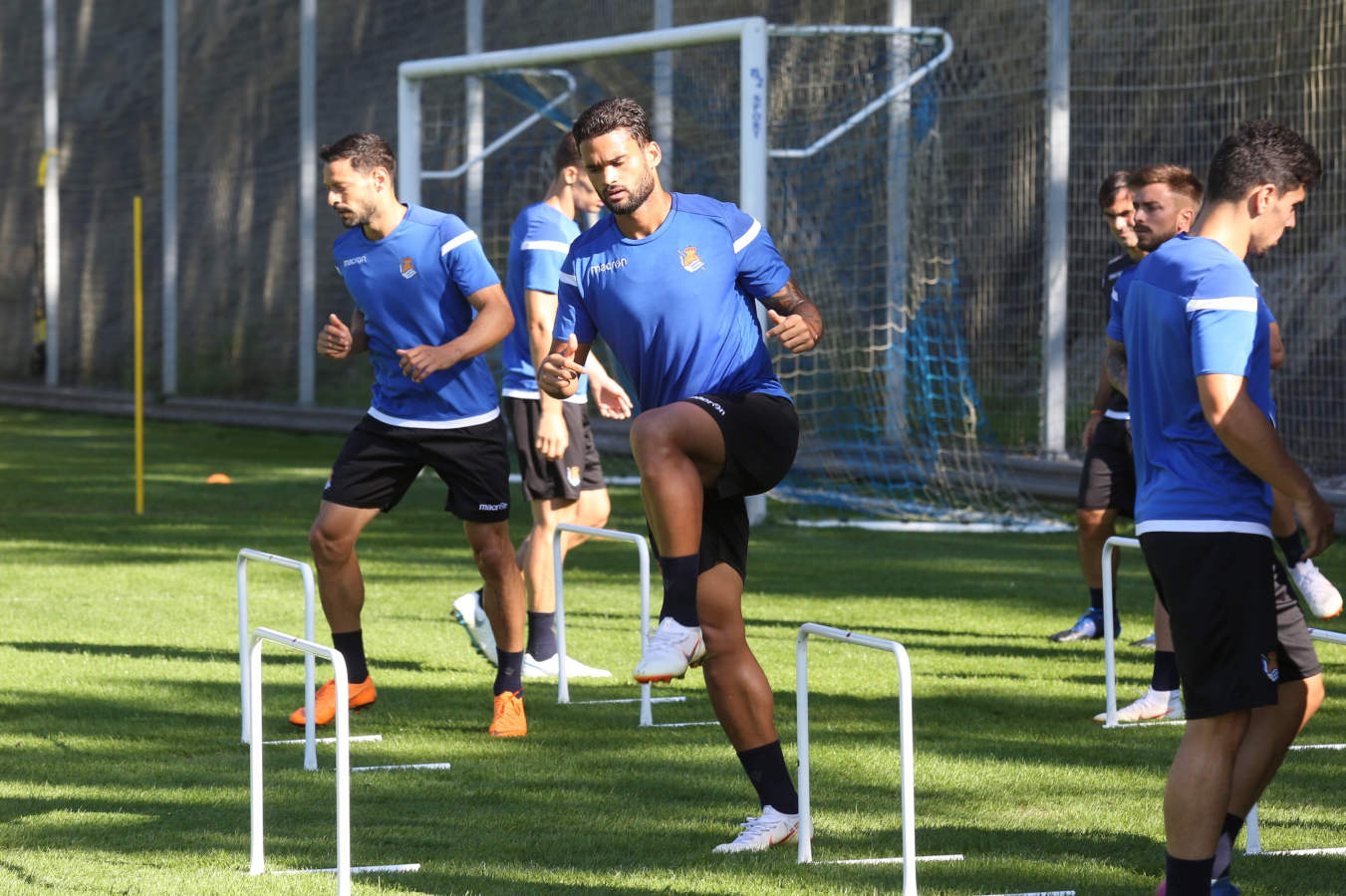 El mexicano ha retomado los entrenamientos tras disfrutar de unos días de descanso consesuados con la Real Sociedad al haber participado en el Mundial
