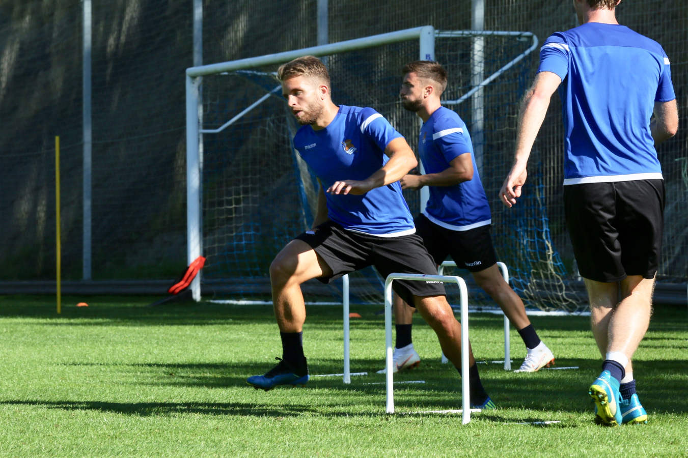 El mexicano ha retomado los entrenamientos tras disfrutar de unos días de descanso consesuados con la Real Sociedad al haber participado en el Mundial