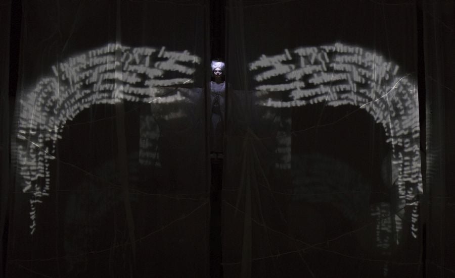 Ensayo general de La Fura dels Baus junto a la Orquesta Sinfónica de Bilbao este miércoles en el Kursaal