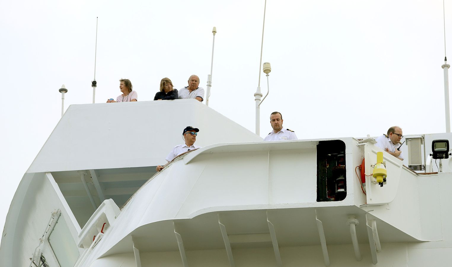 El lujoso Saga Pearl II ha atracado en el puerto de Pasaia este jueves 2 de agosto