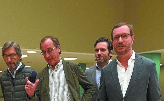 Iñaki Oyarzábal, Alfonso Alonso, Borja Sémper y Javier Maroto.