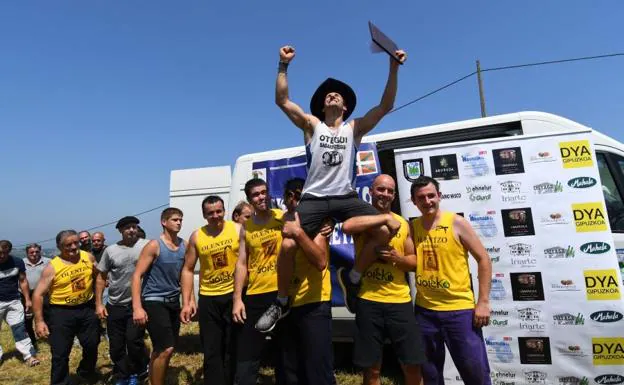 Gabirondo, tricampeón de Euskadi de segalaris