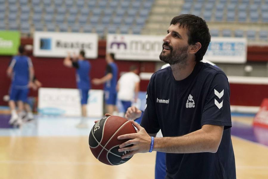 Asier de la Iglesia en su partido con el GBC