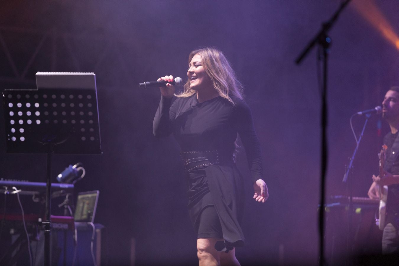 El público vibró con la actuación de la donostiarra en el inicio de las fiestas