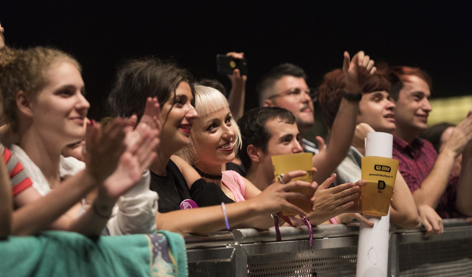 El público vibró con la actuación de la donostiarra en el inicio de las fiestas