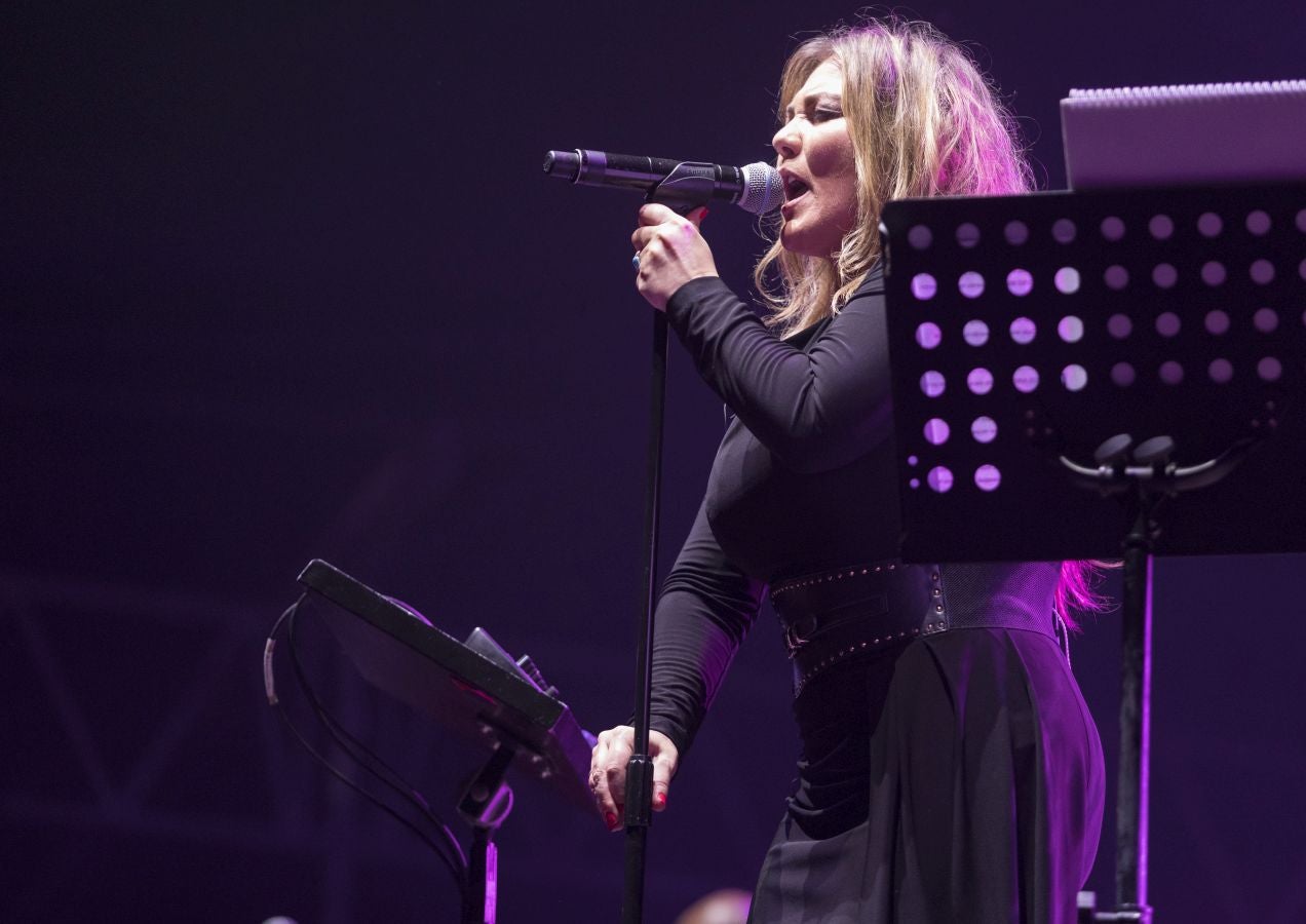 El público vibró con la actuación de la donostiarra en el inicio de las fiestas