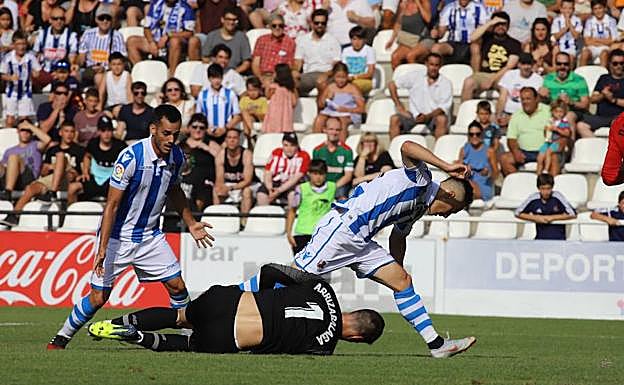 Juanmi, en el choque amistoso ante el Athletic. 