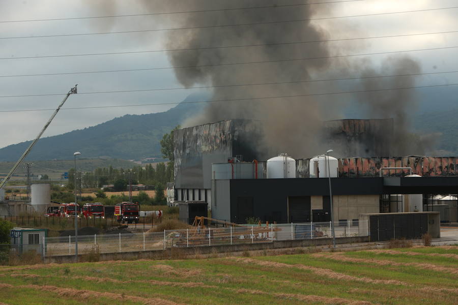 La planta que la quesería Aldanondo tiene en el polígono industrial Litutxipi, en Salvatierra, ha quedado completamente destruida como consecuencia de un pavoroso incendio declarado en la madrugada de este lunes. Las llamas, originadas hacia las 1.15 horas, ya han sido controladas.